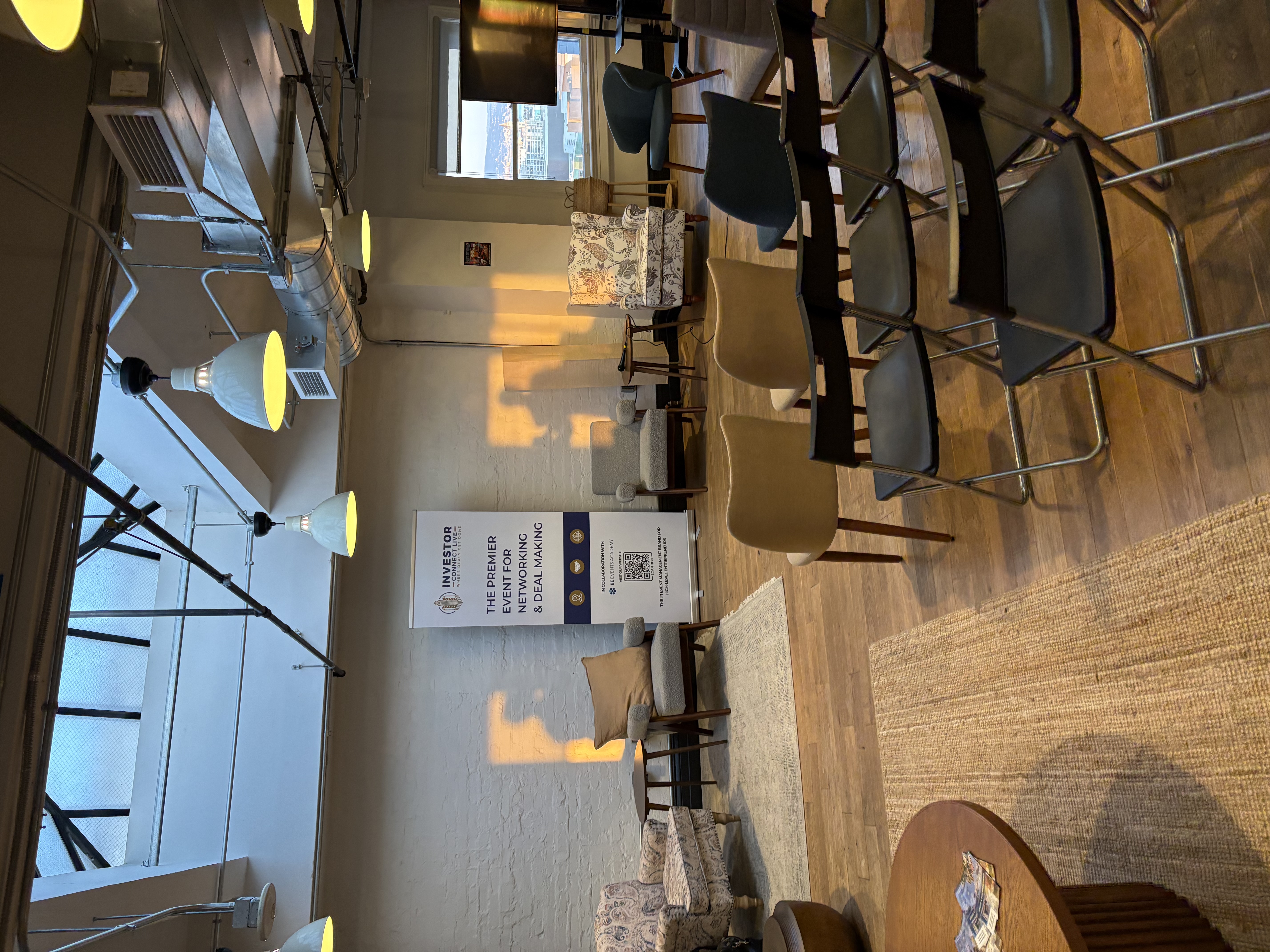 Event setup and hospitality at Physical Intelligence Night